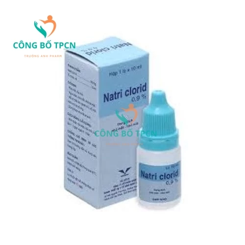 Natri Clorid 0,9% 10ml Bidiphar - Dung dịch nhỏ mắt, mũi hiệu quả